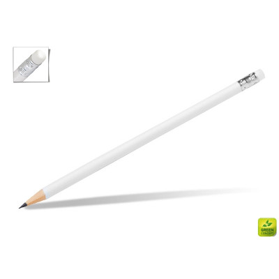 Drvena olovka bela D-02